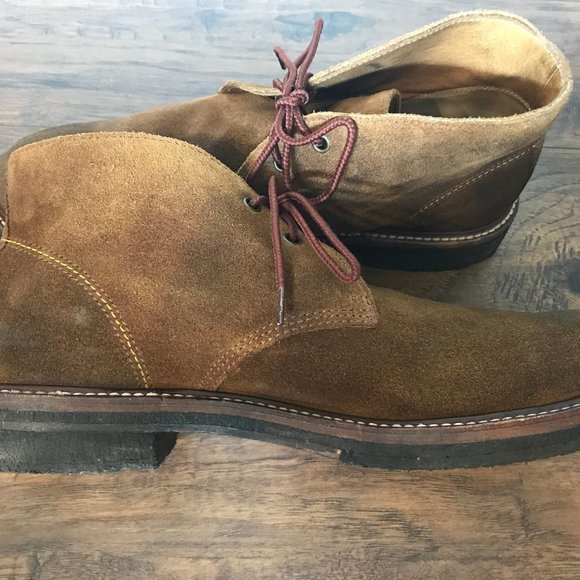FRYE Dakota Crepe Chukka Brown Suede Leather Boots - Picture 4 of 12